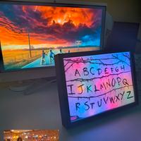 Stranger Things quadro espositivo luminoso