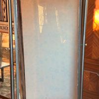 Specchiera basculante in ferro battuto da terra