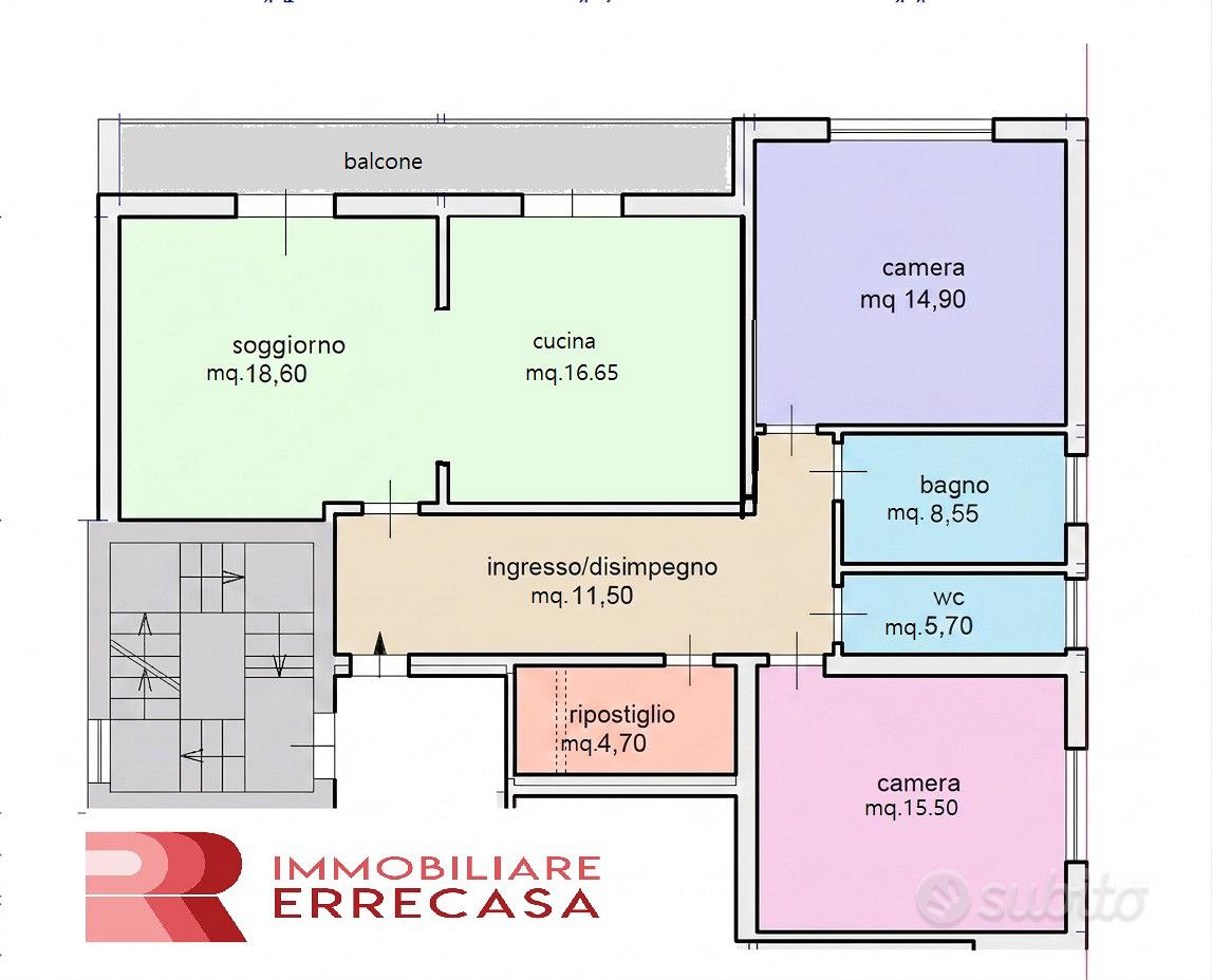Pistoia - Appartamento 4 vani completamente ristru - Vista 3