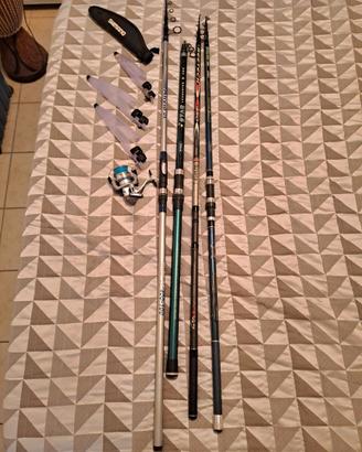 Canne Beach Ledgering + mulinello Shimano Alivio