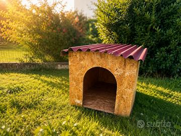 Cuccia per cani da esterno tetto impermeabile