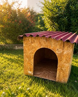 Cuccia per cani da esterno tetto impermeabile