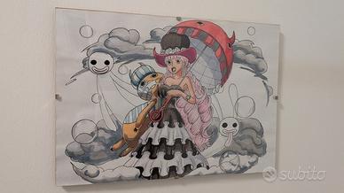 disegno tema One piece A4