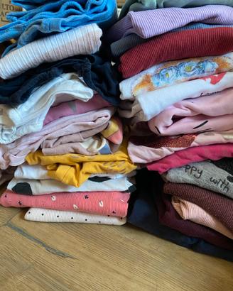 Vestiti bambina invernali 9-12 mesi taglia 80cm