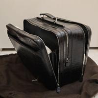 Borsa 48 Ore Nazareno Gabrielli in pelle nera