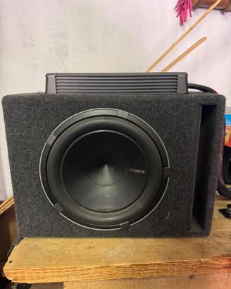 Subwoofer e amplificatore Hertz