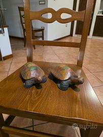 tartarughe in legno vintage
