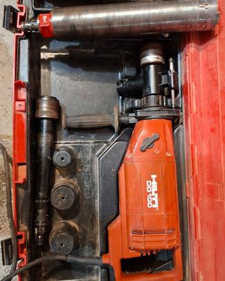 Fresa hilti dd100 con aspirapolveree