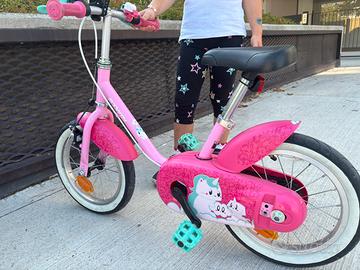 Bicicletta bambina B’TWIN rosa