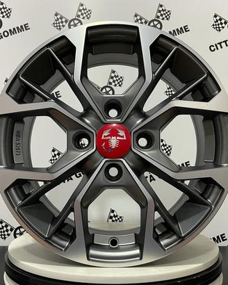 4 CERCHI IN LEGA ABARTH GRANDE PUNTO EVO DA 15