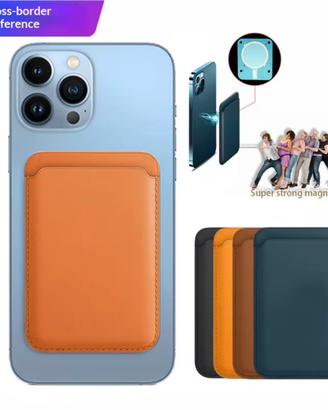 Custodie magnetiche per cellulari con porta carte.