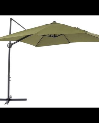 Ombrellone a sbalzo 245x245 con base e copertura
