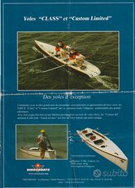 canoa yole class biposto vetroresina 