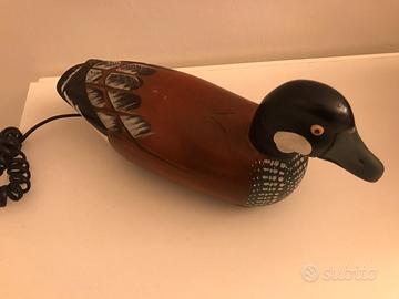 Telefono Esca Anatra Vintage