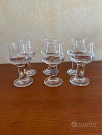 6 bicchieri da liquore