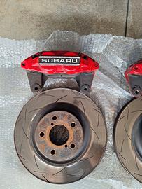 impianto frenante maggiorato per subaru impreza 