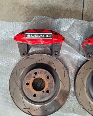 impianto frenante maggiorato per subaru impreza 
