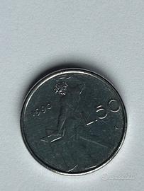 Moneta rara 50 Lire piccola