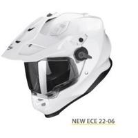 Casco adventure ADF 9000 SCORPION bianco perlato