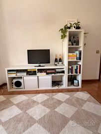 Mobile Tv Ikea “Kallax” + Libreria Ikea “Kallax”