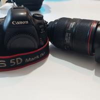 Fotocamera Canon Eos 5D Mark IV + Obiettivo Canon 