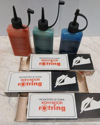 Inchiostri Rotring vintage