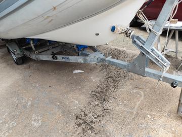 carrello rimorchio barca  pima 750 kg 