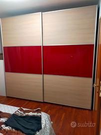 armadio 2 ante scorrevole 