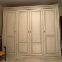 armadio a muro 4 ante in legno