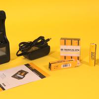 Kit carica simultaneo+6 batterie 18650 IKAN-NUOVO!