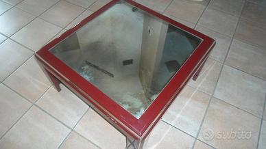 Tavolino vintage piano a specchio (Mario Sabot)