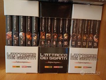 Manga Attack on Titan box Vol.1-15