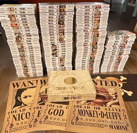 One Piece New edition lotto manga ITA1-109+poster
