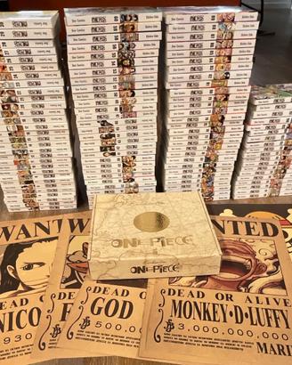 One Piece New edition lotto manga ITA1-109+poster