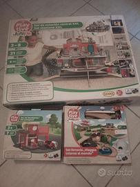 Piste macchine in legno per bambini