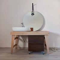 Mobile bagno design con lavandino da appoggio