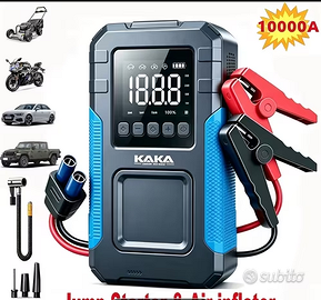 Avviatore auto con compressore potente auto moto