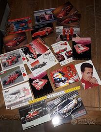 19x Lotto Ferrari: Cartoline f1 e varie + busta