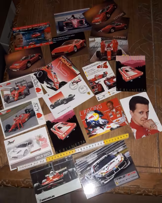 19x Lotto Ferrari: Cartoline f1 e varie + busta