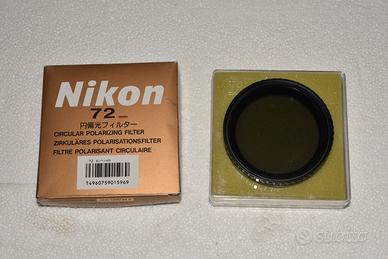 Filtro polarizzatore circolare Nikon 72mm.
