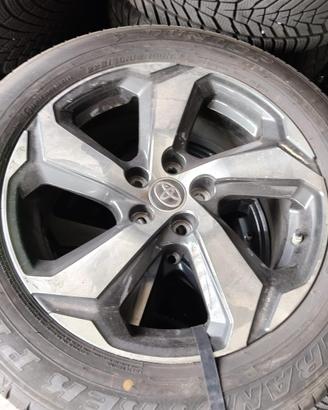 Quattro ruote complete originali Toyota RAV4 18”