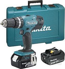 Trapano avvitatore a percussione Makita DHP453RFE