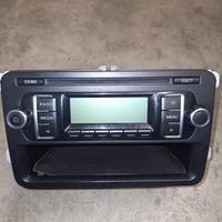 autoradio vw rcd 210,completa di 2din