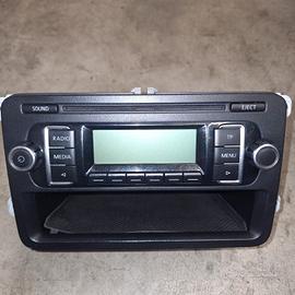 autoradio vw rcd 210,completa di 2din