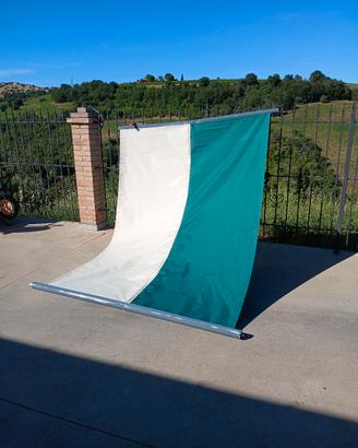 tenda da sole.idrorepelle lung 250 larg 180 metri