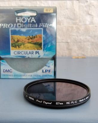 Polarizzatore Hoya Pro1 Digital 67mm + Step-up
