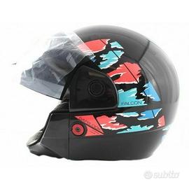 Casco Jet MDS Falcom Sky epoca