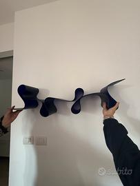 libreria Kartell vintage blu