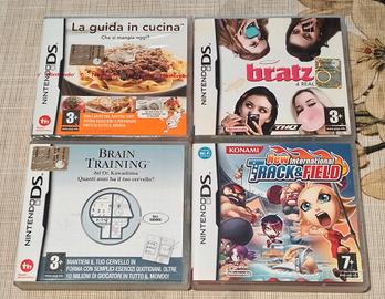 Lotto 4 giochi Nintendo DS: Bratz, Brain Training