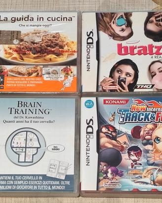 Lotto 4 giochi Nintendo DS: Bratz, Brain Training